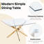 36in Square Glass Pedestal Dining Set-2134810729-2134810708-2134810704