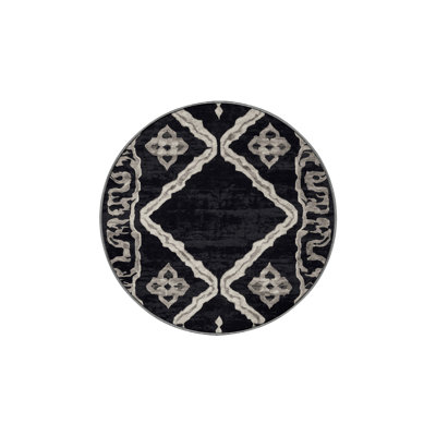 Machine Washable Gray Area Rug