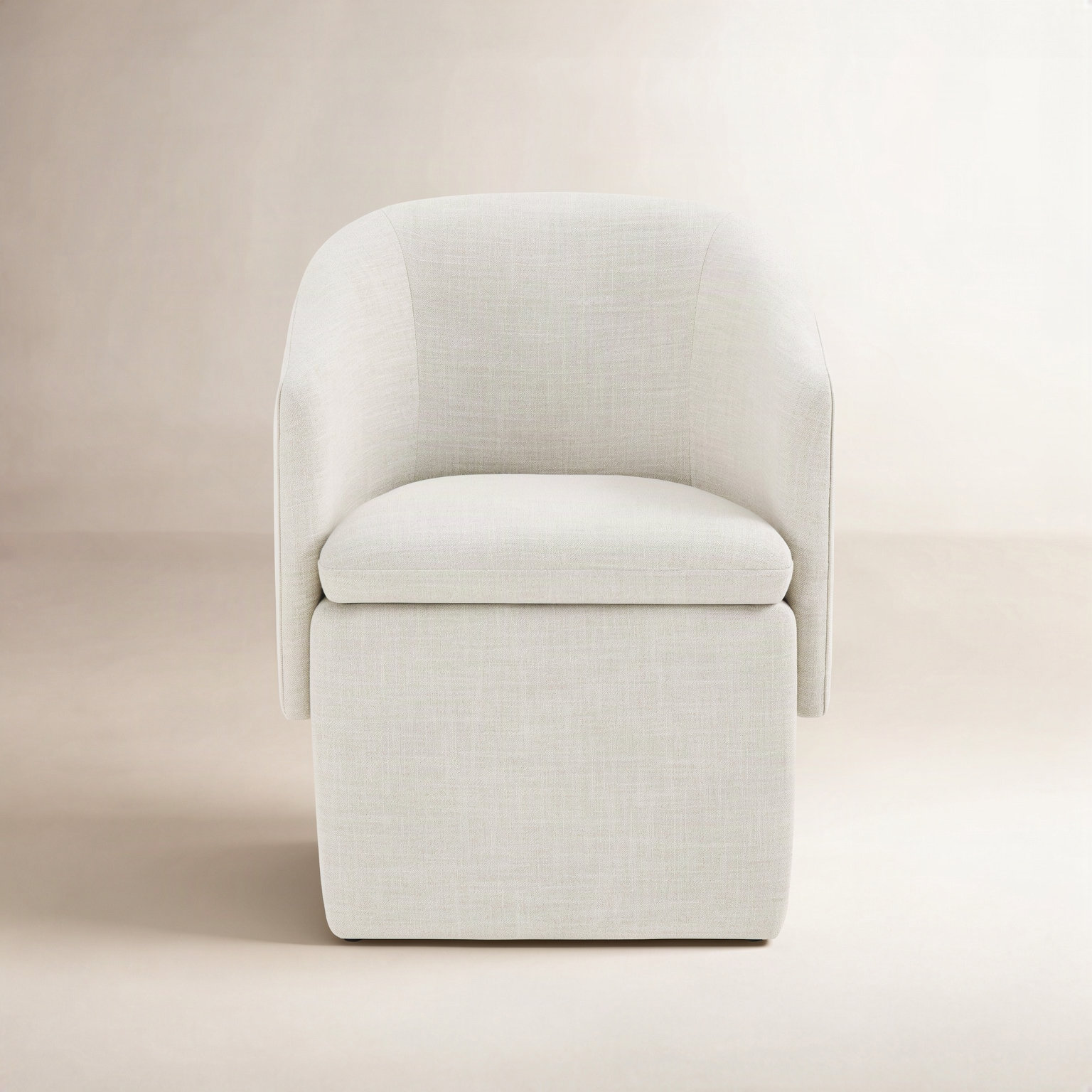 Temara Dining Chair, Effie Linen Performance Linen