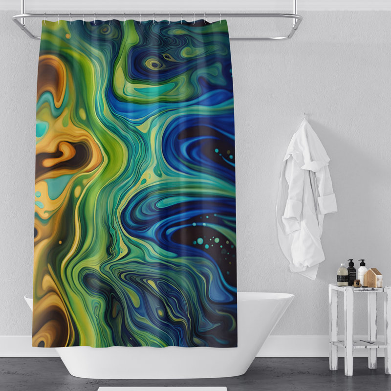 Rideau de douche Shamilah, H 83 po x l 70 po