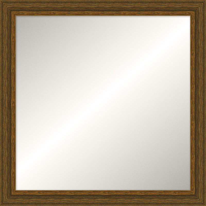 Walden Solid Wood Mirror, Square, 25.75" x 25.75"