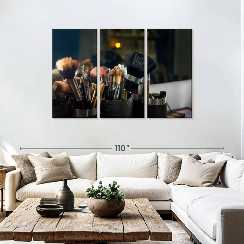 Shuttleworth Makeup Brush Collection, 48" H x 74" W