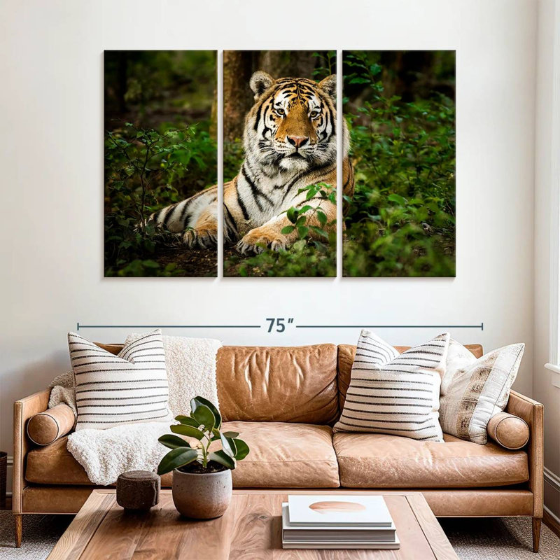 Mighty Tiger, 42" H x 65" W