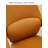 Height-Adjustable Leather Office Chair with Fixed Armrests