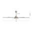 Ventilateur de plafond industriel de 64 po avec lumière et télécommande, 8 grandes pales en aluminium, 3 CCT, moteur CC réversible à 6 vitesses, nickel-1464144294-1469268471