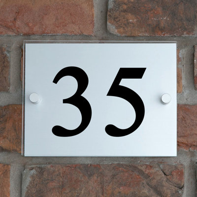 Champy 15cm H Plastic House Number