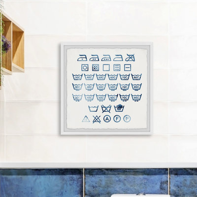 Wash Setting Guide 1 Piece Single Picture Frame Painting