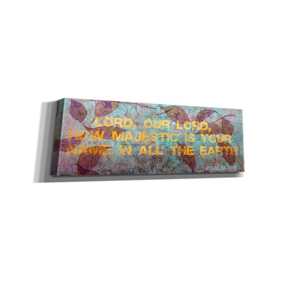 Earth Psalm 2' by Art Licensing Studio Canvas Wall Art, 60 x 20""