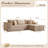 Fontanez Compression Packed 2 - Piece Corduroy Boneless Sectional - No Assembly Required-710206566-710206586