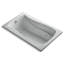 Mariposa® 60" x 36" Drop in Whirlpool Acrylic Bathtub-6915837
