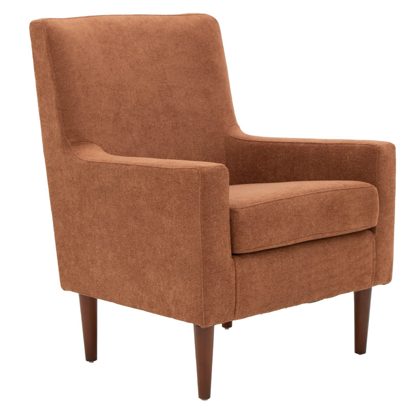Fauteuil l 28 po Donham, Mélange de polyester vert, Brun