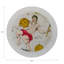 Zodiac Aquarius Vegan Leather Round Pebble Placemat-404276417