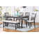 Ziemer 6 - Person Four Leg Dining Set