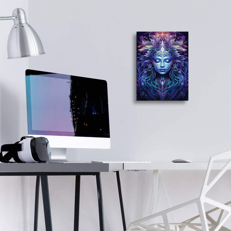 «Cosmic Mindfulness» par Cameron Gray, H 16 po x l 12 po x P 0,13 po