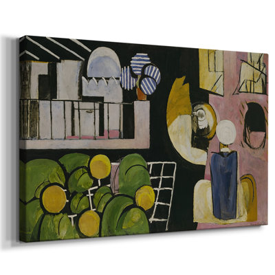 On the Terrace (Tangier)-Henri Matisse-Gallery Wrapped Canvas-1912–1913