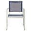 Chaise de patio empilable Darcie