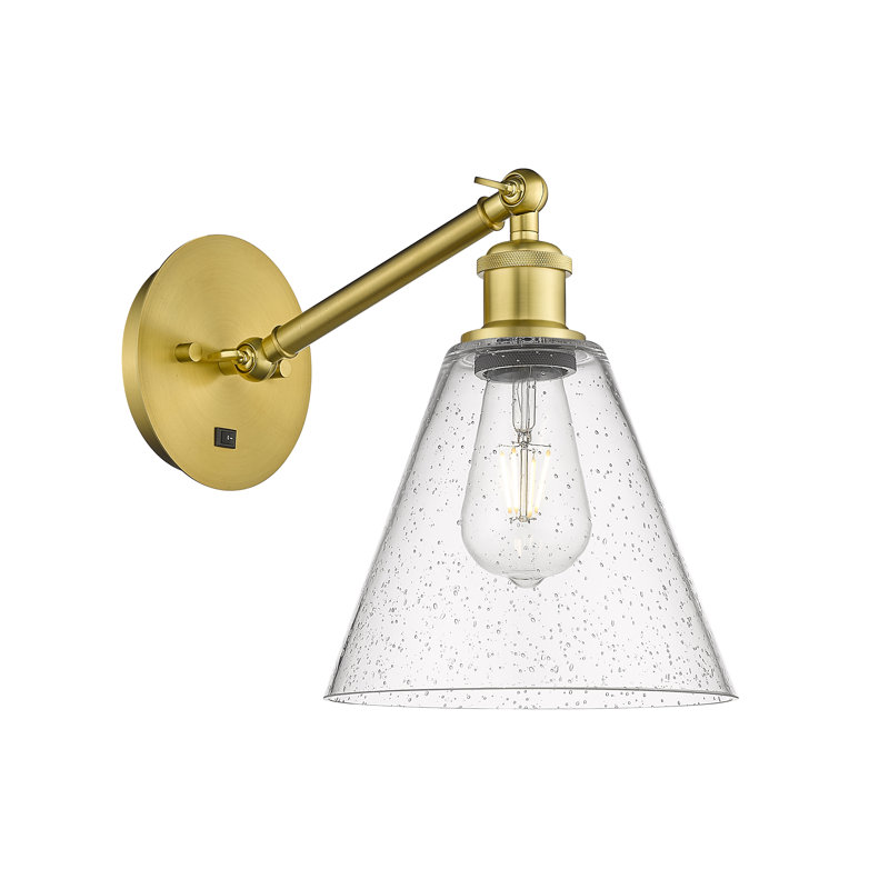 Shauna Armed Sconce, LED, Satin Gold