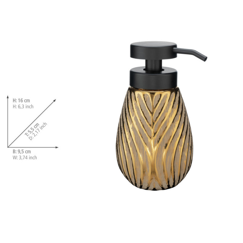 Aften Bathroom Accessory Set, Gold