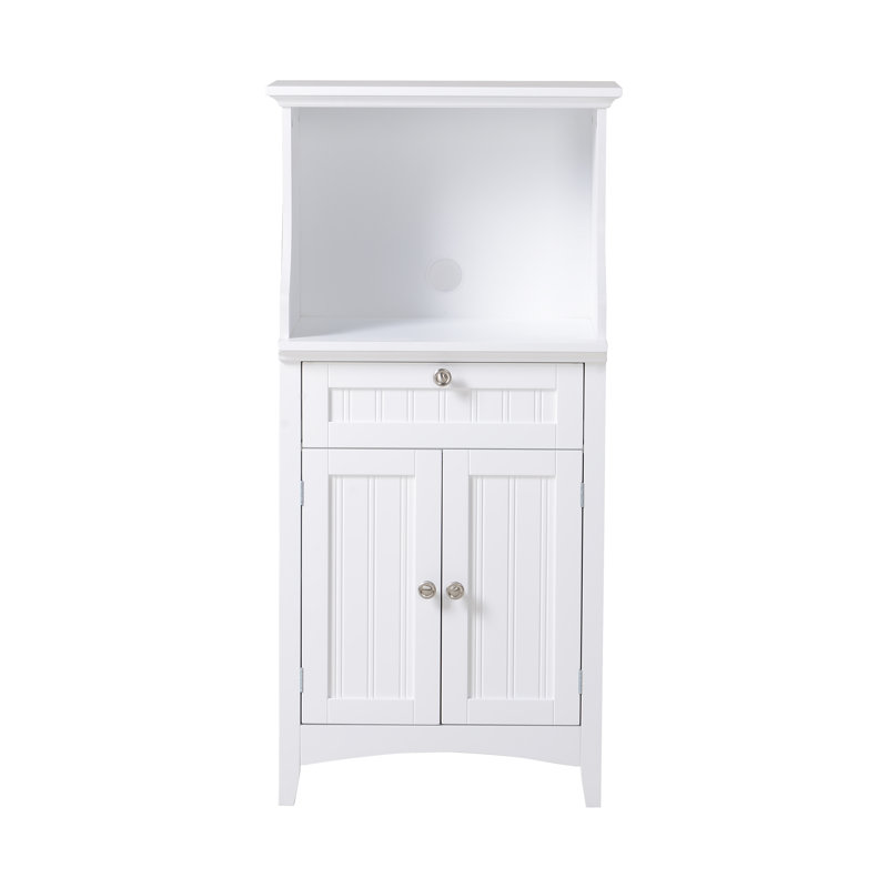 Sorens Wood Kitchen Island, Bright White