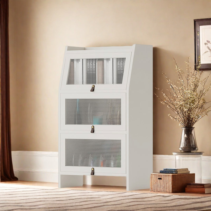 Bibliothèque durable et de haute qualité, Blanc, (3 tablettes) H 43,7 po x l 25,5 po x P 11,8 po