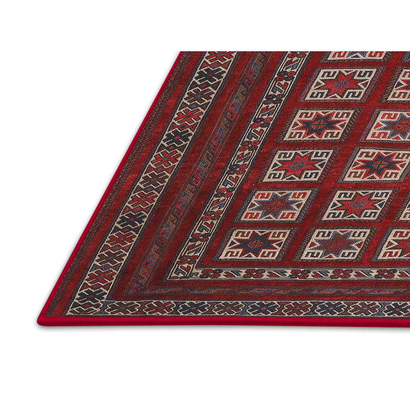 Tapis à aire brune contemporaine, Rectangle 2 pi x 3 pi