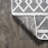 Michela High-Low Pile Knotted Trellis Geometric Black/Ivory Indoor/Outdoor Rug-607497376