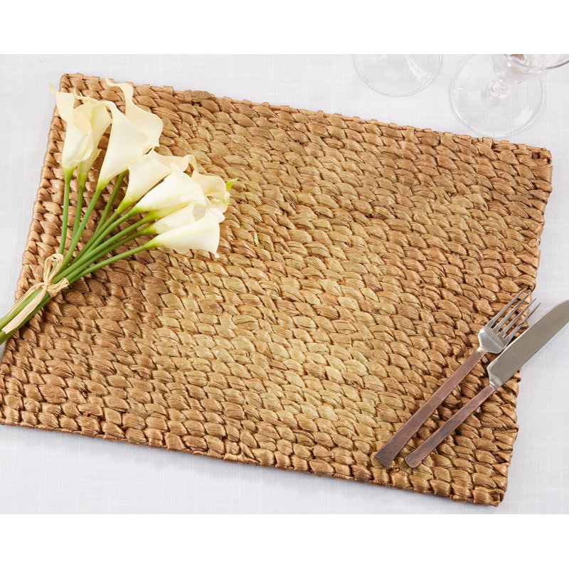 Kailua Collection 19 Rectangle Placemat, Gold