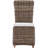 Set Of 2 - Nico Dining Chair Kubu - With White Cushion