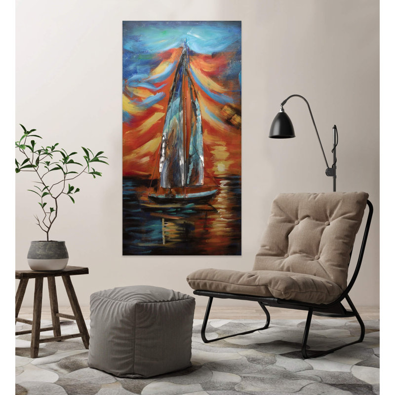 Handmade Coastal Transportation Wall Decor