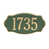 Hampshire 1-Line Wall Address Plaque