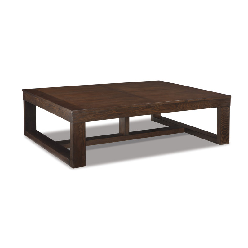 Watson Dark Brown Rectangular Wood Coffee Table