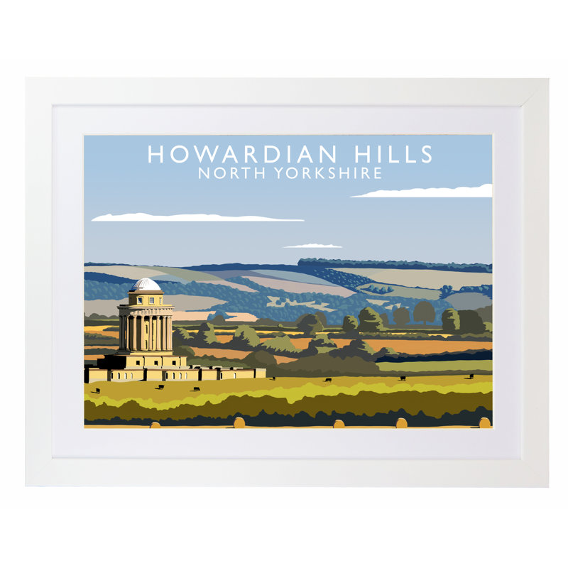 Richard O'Neil - Print, White Wood Frame, 33.5 cm H x 43.5 cm W x 2.2 cm D