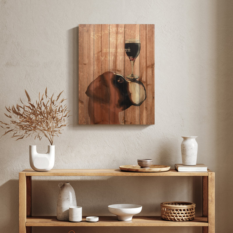 " Dog Au Vin Boxer " Print