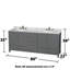 Sheffield 80" Freestanding Double Bathroom Vanity with Marble Top with Medicine Cabinets-889041967