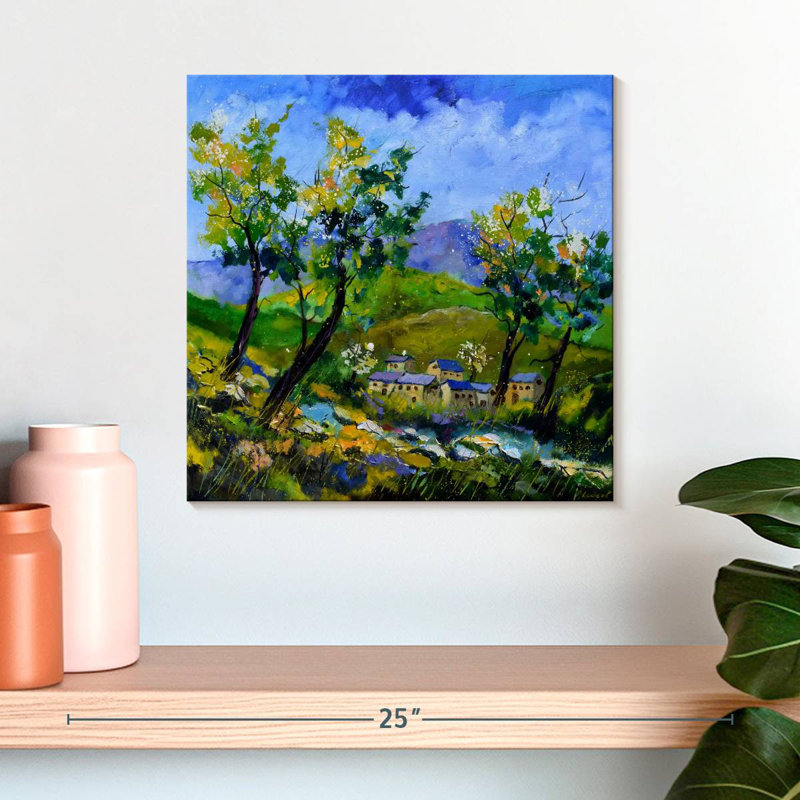 Alvord Spring In The Valley, H 16 po x l 16 po