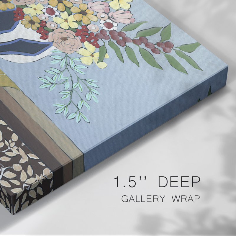 Fleurs en fleurs - Toile tendue avec châssis, H 12 po x l 18 po