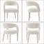 Chaises de salle à manger rembourrées modernes avec accoudoirs pour la cuisine / salle à manger / salon-729781005-729781006
