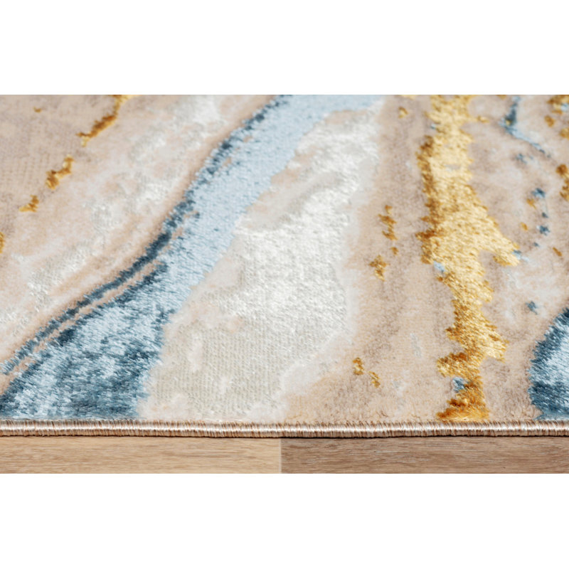 Tapis d'intérieur, tapis d'intérieur, tapis à motif abstrait, Rectangulaire 2 pi x 3 pi