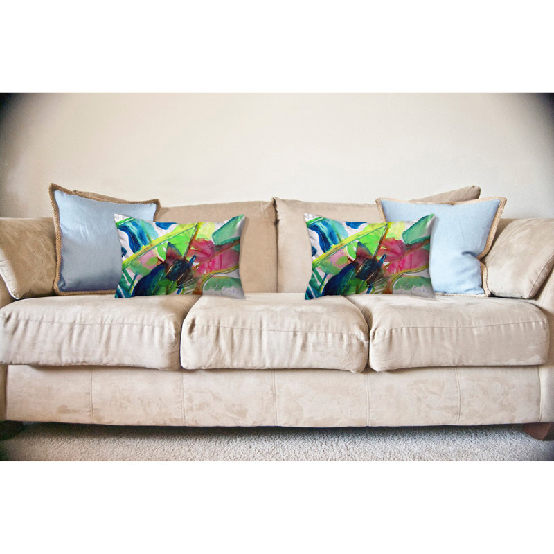  Coussin intérieur / extérieur Palms No Cord, 16 po x 20 po