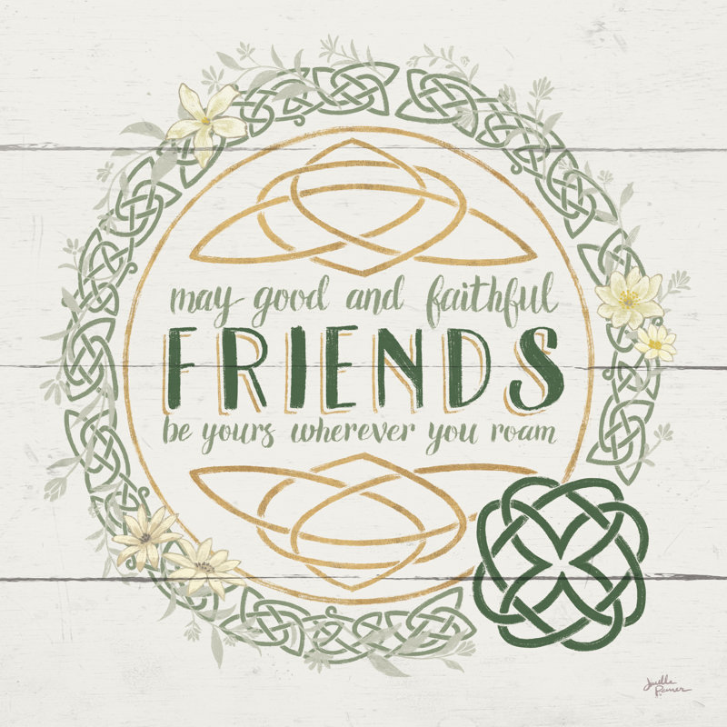 Irish Blessings IV by Janelle Penner - Wrapped Canvas Print, 122cm H x 122cm W x 3.8cm D