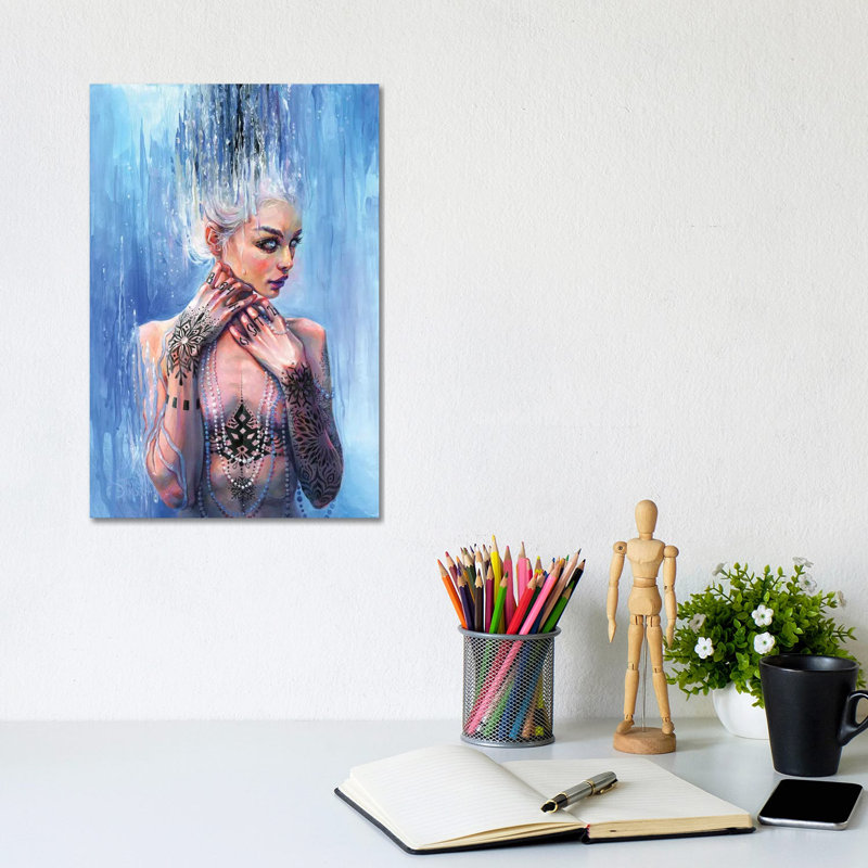 The Mirror Of Reason by Eva Gamayun - Wrapped Canvas Painting, 20.32 cm H x 30.48 cm W