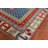 Vegetable Dye Geometric Kazak Oriental Area Rug