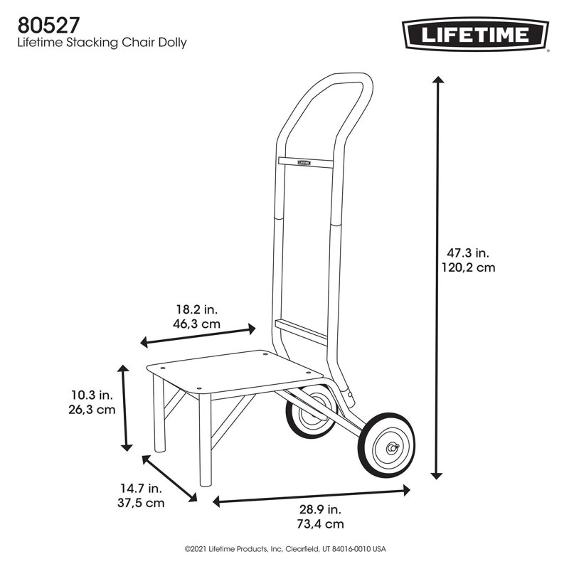 Armless Stacking Chair