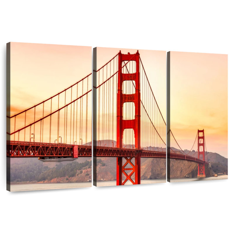 Lilie Golden Gate Bridge Structure, 36" H x 57" W