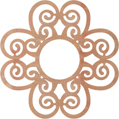 Cohen Wood Fretwork Pierced Ceiling Medallion