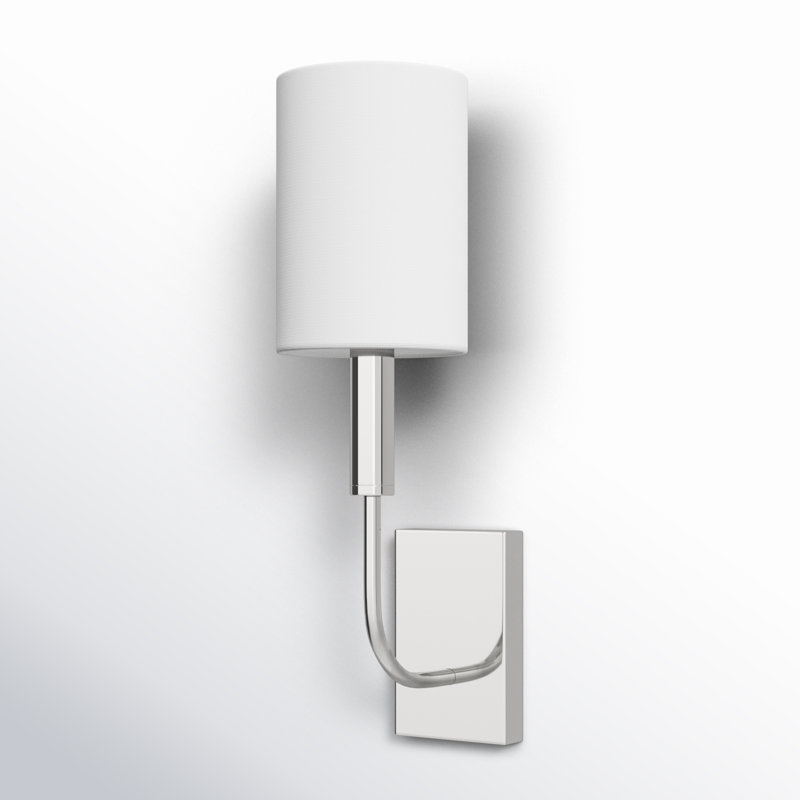 Brianna 1 - Light Candle Wall Light, Polished Nickel