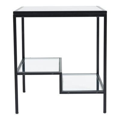 Glass Top End Table