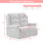 Lainey 2 Seater Polyester Manual Reclining Loveseat-1455262296