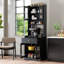 Armoire de rangement avec garde-manger Black Farmhouse