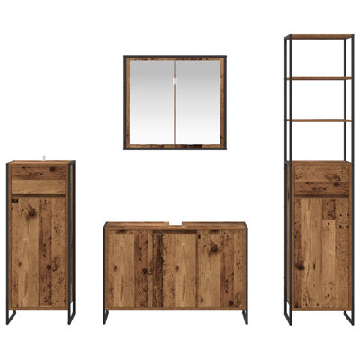 Vanity & Mirror Set